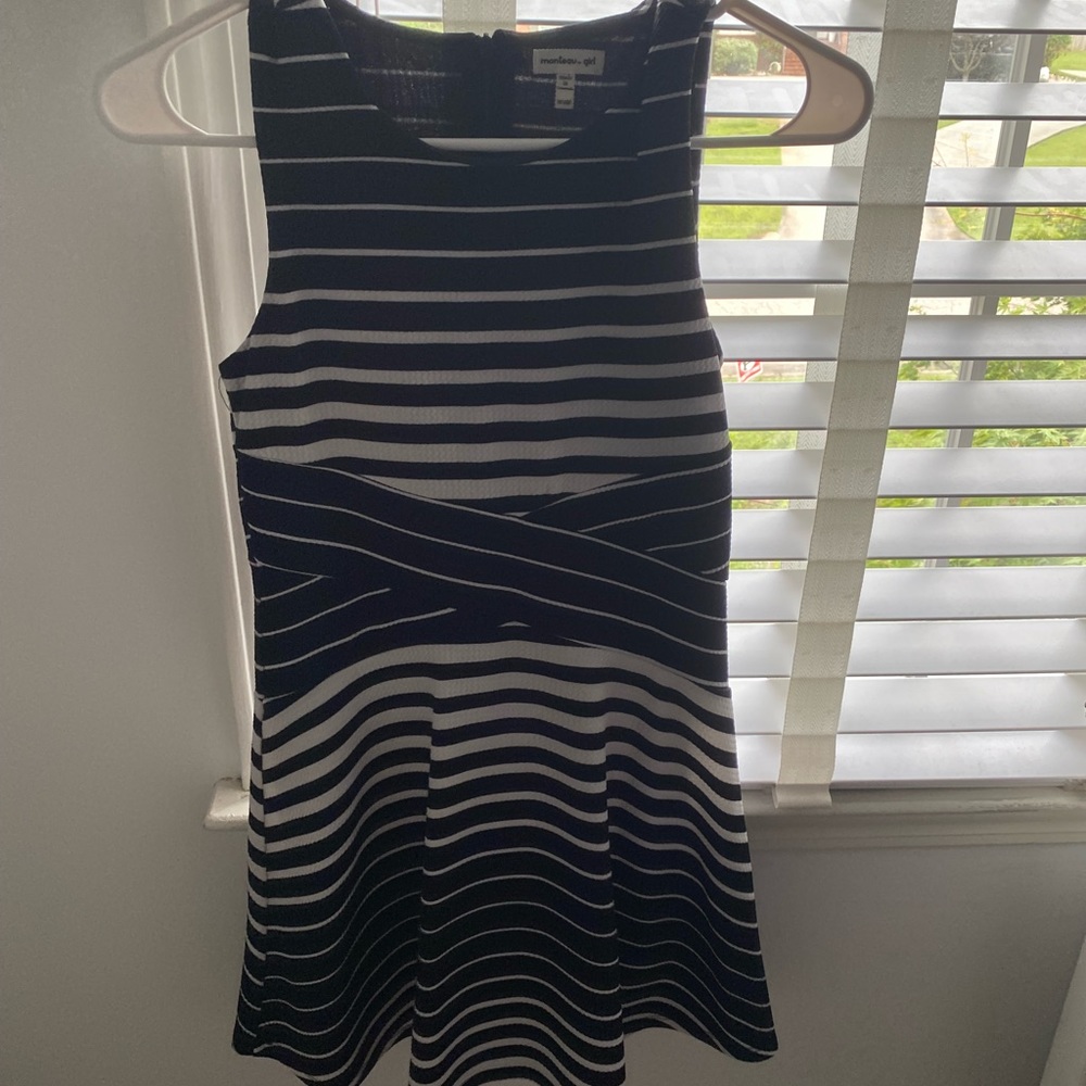 Black and white dress